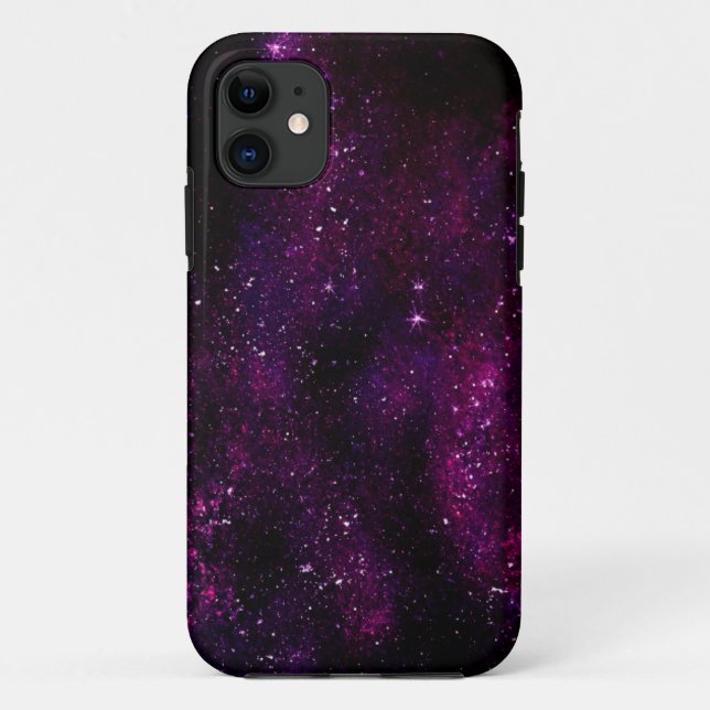 Dunkles Hipster-Galaxie-Universum Case-Mate iPhone Hülle (Rückseite)