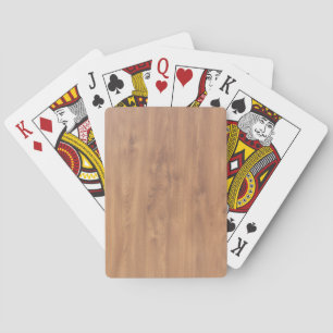 Dunkles Holzmuster Spielkarten
