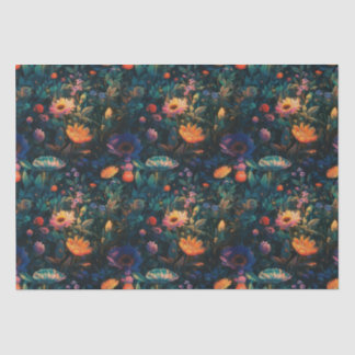 Dunkles Hütte Garden Tissue Paper Seidenpapier