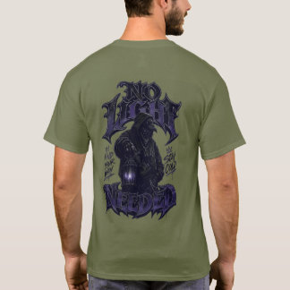 Dunkles Krähen-Gothic-Streetwear-Shirt | Kapuzenra T-Shirt