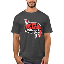 Dunkles Kunst-Gruppe-Shirt