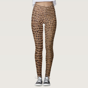 Dunkles Leder: Eleganter einfacher Hintergrund Leggings