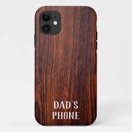 Dunkles Mahagoniholz | Weltniveau Case-Mate iPhone Hülle