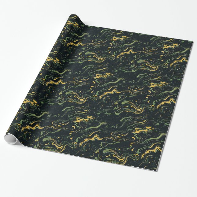 Dunkles Marmorschleifpapier Geschenkpapier (Ungerollt)