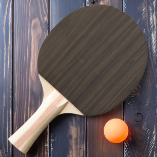 Dunkles modernes Holz Tischtennis Schläger