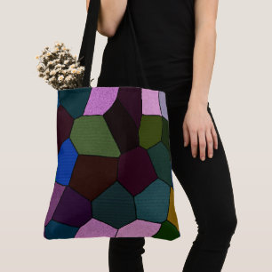 Dunkles Mosaik Tasche