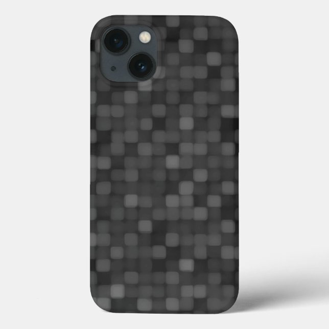 Dunkles Mosaikmuster Case-Mate iPhone Hülle (Rückseite)