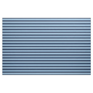 Dunkles nautical Light Blue Stripes-Muster Stoff