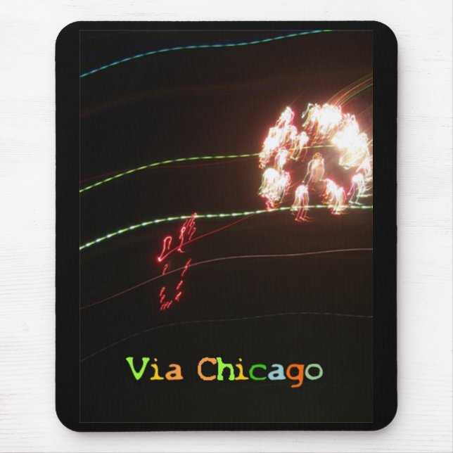 Dunkles NeonMousepad Mousepad (Vorne)