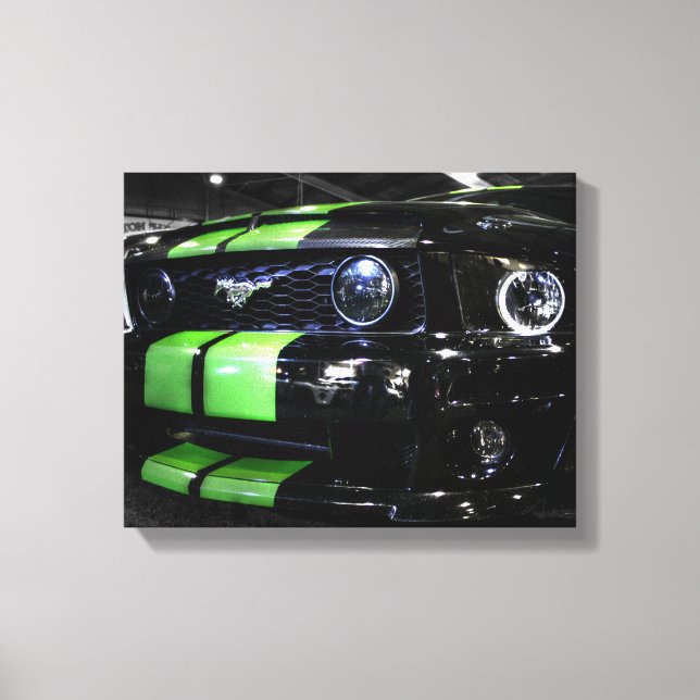 Dunkles Pferd II Leinwanddruck (Vorderseite)