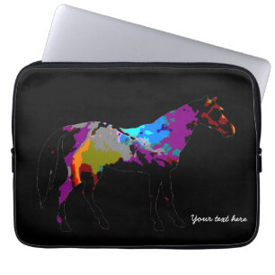Dunkles Pferd Laptopschutzhülle