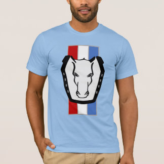 Dunkles Pferd - Mustang Inspirierter T - Shirt