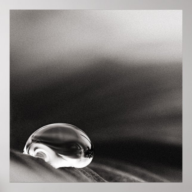 Dunkles Regenposter Poster (Vorne)