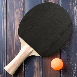 Dunkles Schwarzes Holz Tischtennis Schläger