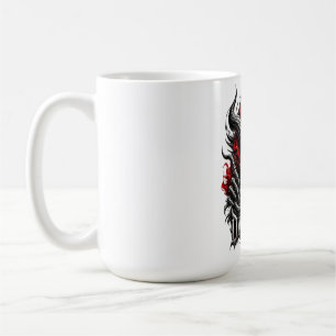 Dunkles Seele-Dämonenschädel-T-Shirt – Gothic Meta Kaffeetasse