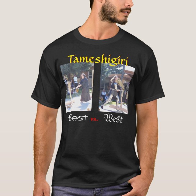 Dunkles Shirt: Tameshigiri T-Shirt (Vorderseite)