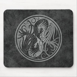 Dunkles SteinYin Yang Phoenix Mousepad