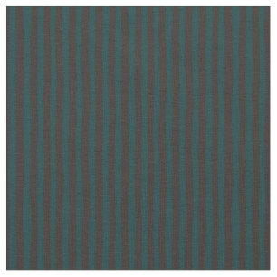 Dunkles Teal und dunkelbraune unregelmäßige Streif Stoff