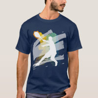 Dunkles Tennis-T-Shirt