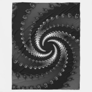 Dunkles Vortex-Fraktal Fleecedecke