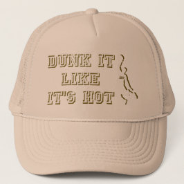 DUNKT ES, ALS WÜRDE ES HEISSER Basketball SEIN Truckerkappe