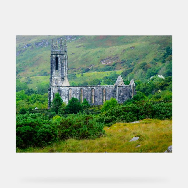 Dunlewey Church in the Irish Countryside Acrylschild (Vorderseite)