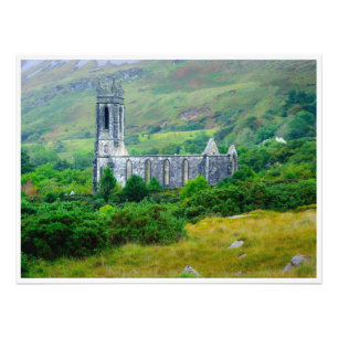 Dunlewey Kirchen-Wandkunst Donegal Irland Landscha Fotodruck