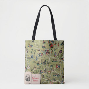Dunlop Karte von Shakespeare-Land, England Tasche