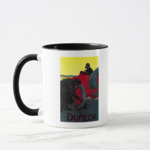 Dunlop Vintag PosterEurope Tasse