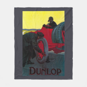 Dunlop Vintage PosterEuropa Fleecedecke