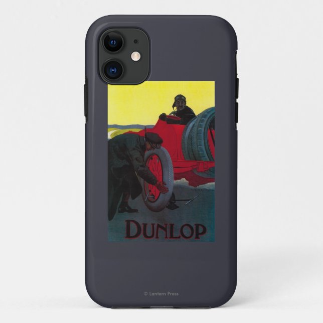 Dunlop Vintages PosterEurope Case-Mate iPhone Hülle (Rückseite)