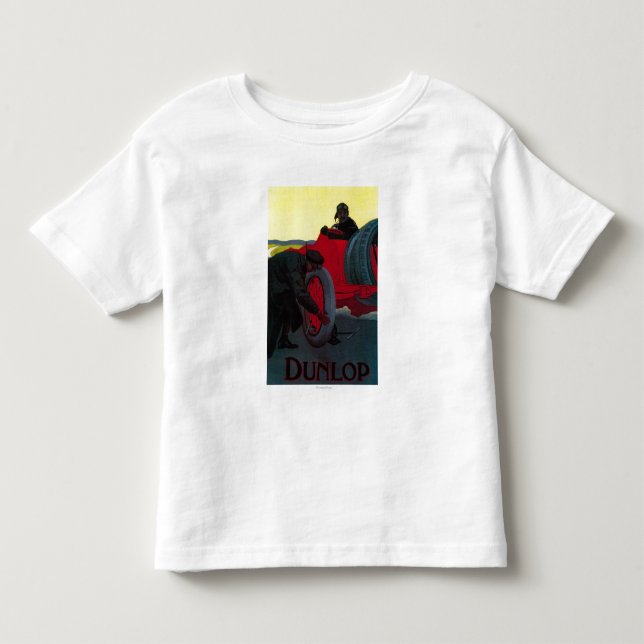 Dunlop Vintages PosterEurope Kleinkind T-shirt (Vorderseite)
