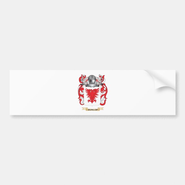 Dunlop Wappen Autoaufkleber (Vorne)