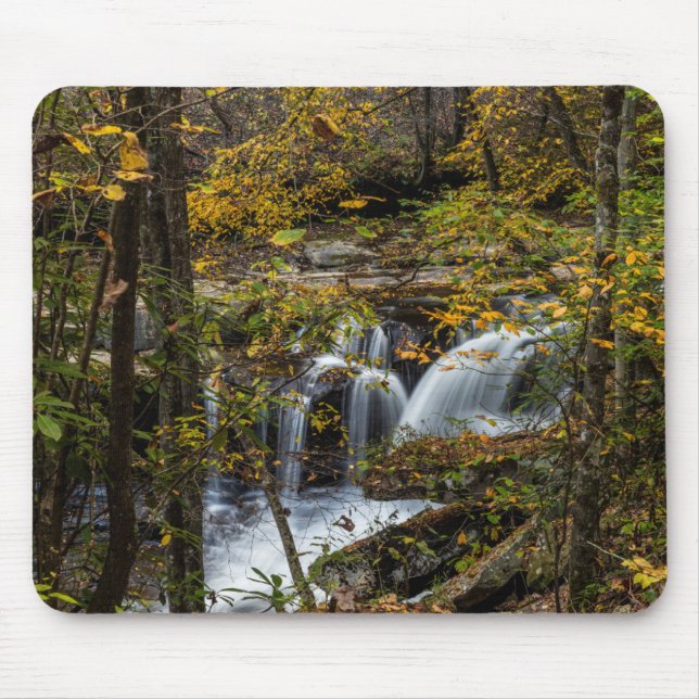 Dunloup Creek Falls | West Virginia Mousepad (Vorne)