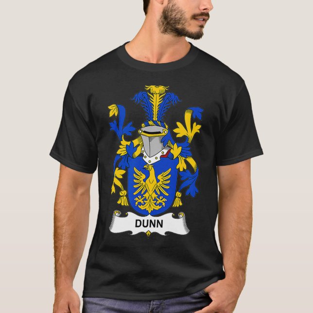 Dunn Coat of Arms Familienwappen T-Shirt (Vorderseite)