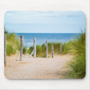 Dünn, Meer, Zaun Mousepad