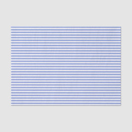 Dünnblaue und weiße Streifen - Gewebepapier Seidenpapier