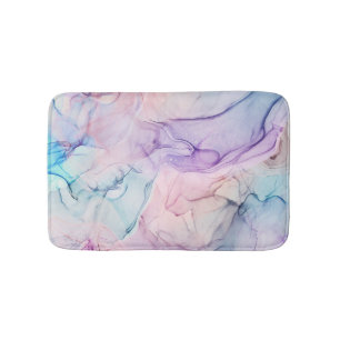 Dünne Ätherische Pastell-Wasserfarbe Tinten-Fantas Badematte