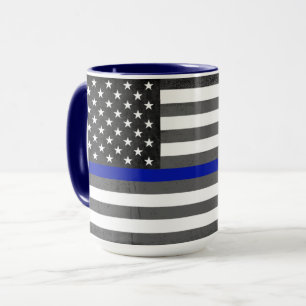 Dünne Blaue Linie - 15 oz. Tasse