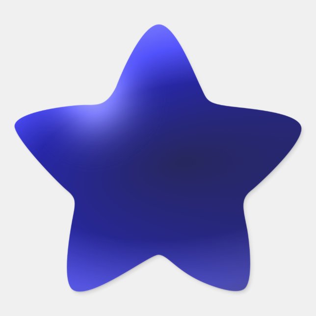 Dünne blaue Linie Eins-a-Kind Stern-Aufkleber (Vorderseite)