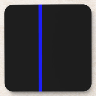 Dünne blaue Linie Untersetzer