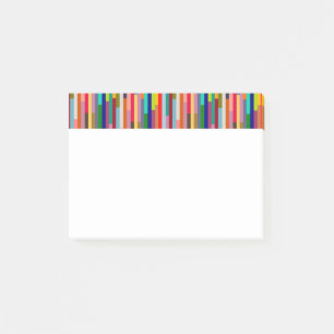 Dünne farbige Streifen Post-it Klebezettel