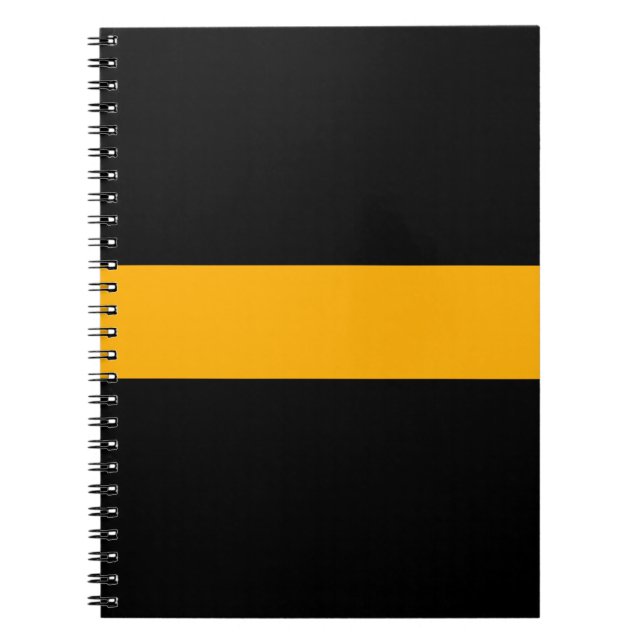 Dünne Goldlinie Versand-Notizbuch 6,5" x 8,75" Notizblock (Vorderseite)