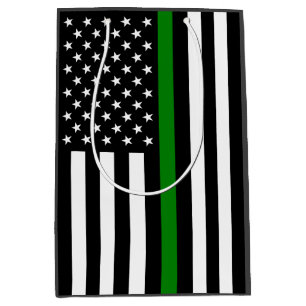 Dünne grüne Flagge: Patriotische Militärveteranen Mittlere Geschenktüte