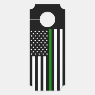 Dünne grüne Flagge: Patriotische Militärveteranen Türanhänger