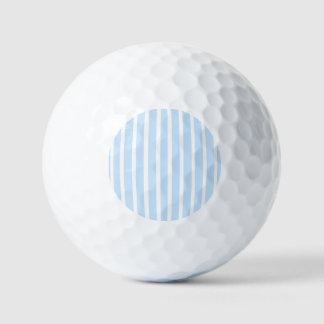 Dünne hellblaue Streifen Golfball