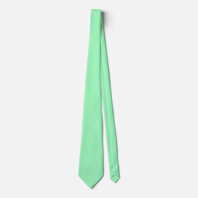 Dünne Meeresschaum (feste Farbe)  Krawatte (Vorderseite)