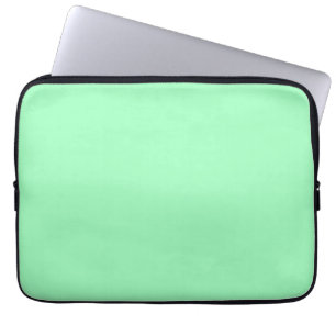 Dünne Meeresschaum (feste Farbe) Laptopschutzhülle