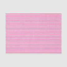 Dünne, rosa und weiße Streifen - Gewebepapier