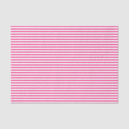 Dünne, rosa und weiße Streifen - Gewebepapier Seidenpapier